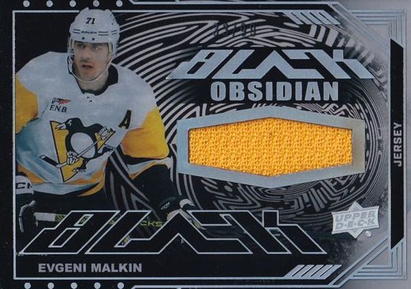 jersey karta EVGENI MALKIN 23-24 SPx UD Black Obsidian Jersey /99